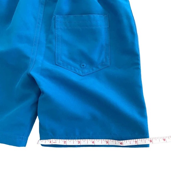 Puma Boys Neon Blue Swim Trunks Size 5 NWT - Picture 8 of 11
